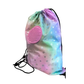 Pixie crew Vak na záda - Srdce a tlapky - růžová