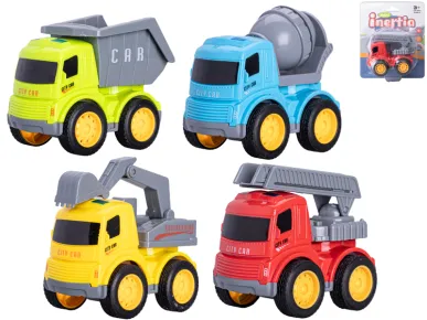 Mikro trading Auto stavební - 9 cm - na setrvačník