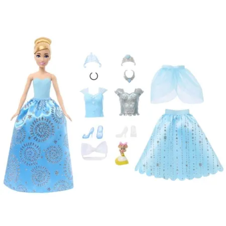 Mattel Barbie Disney Princess - panenka s královskými šaty a doplňky - Popelka