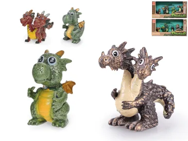 Mikro trading Drak - figurka fantasy design - 4 ks