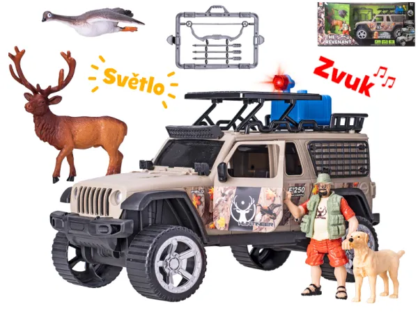 Mikro trading Revenant - Auto terénní - 31 cm - volný chod - se světlem a zvukem a doplňky
