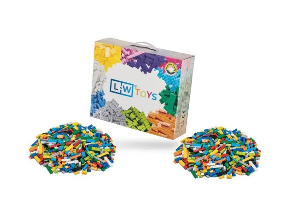 L-W Toys Stavebnice - Základní set - 2000 ks - (lehký + těžký)