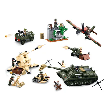 Sluban Stavebnice Army WWII - Bitva u Kurska