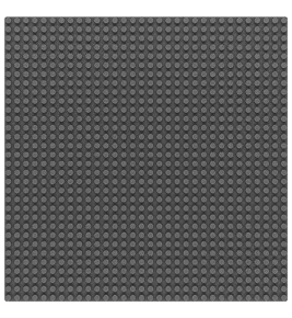 Sluban Stavebnice Bricks Base - Základová deska 32 x 32 - šedá