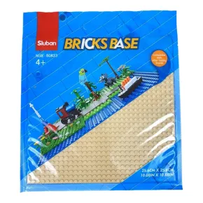 Sluban Stavebnice Bricks Base - Základová deska 32 x 32 - okrová