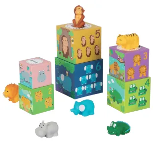 2Kids Toys Kostky se zvířátky - Safari