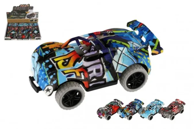Teddies Auto kaskadérské - 5 x 9 cm - na zpětné natažení