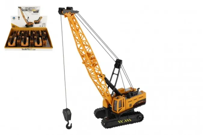 Teddies Auto jeřáb navíjecí - 26 cm - na setrvačník