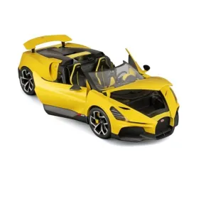 Bburago Sestavený kkovový model auta TOP Bugatti Mistral - Yellow