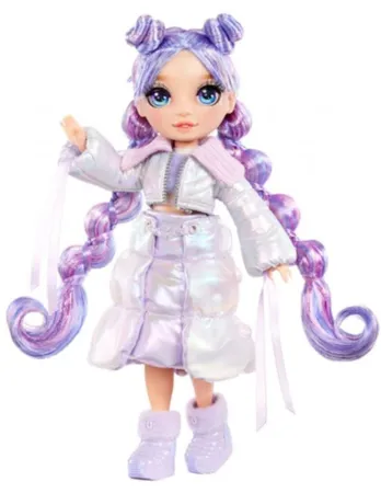 MGA Rainbow High - Winter Wonderland Doll - Violet (Purple)