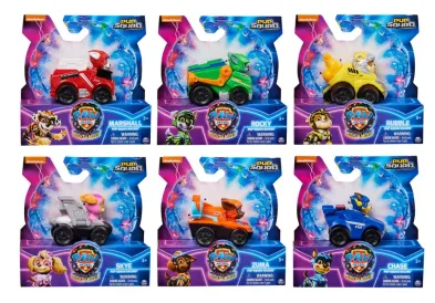 Spin Master TLAPKOVÁ PATROLA - Mini autíčka s figurkou Rescue