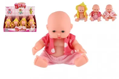 Teddies Miminko - panenka pevné tělo - 12 cm