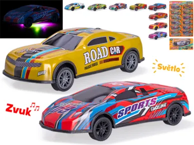 Mikro trading Auto závodní - 12,5cm - na zpětný chod - světlo a zvuk