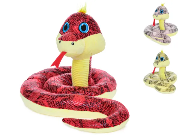 Mikro trading Had plyšový - 20 cm - 3 barvy