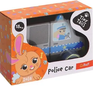Trefl Auto policejní magnetické - 12 cm