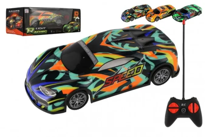 Teddies RC závodní auto - 20 cm - se světlem - 3 barvy