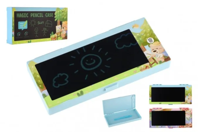 Teddies Penál s magnetickou kreslící tabulkou