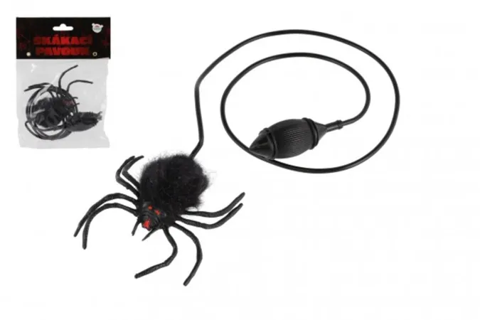 Teddies Pavouk skákající - plyš / plast - 7 cm
