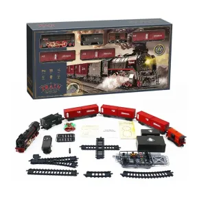 Sparkys Elektrická vláčkodráha - Parní lokomotiva s kouřem, světlem a zvukem na baterie