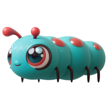 Sparkys JIGGLY BUGS - Housenka modrá