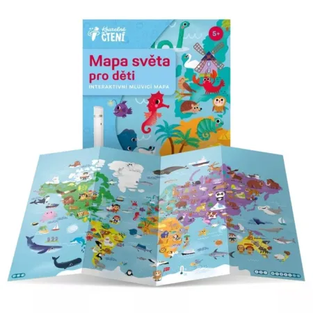 Albi Kouzelné čtení - Mapa světa pro děti