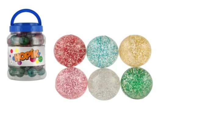 Teddies Hopík se třpytkami - 3,2 cm - 6 barev