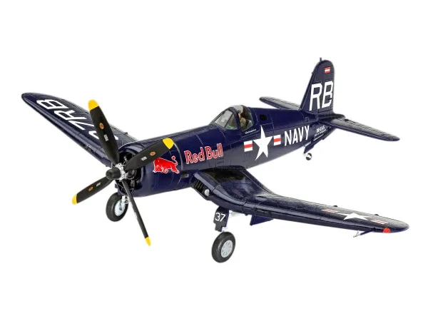 Revell Gift-Set - Plastikový model vrtulníku Flying Bulls F4U-4 Corsair