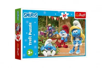 Trefl Puzzle - Šmoulinka a šmoulové - 30 dílků
