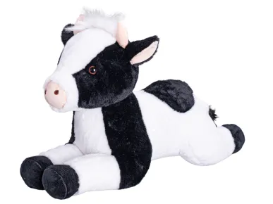 Mikro trading Kráva plyšová - 50 cm - ležící