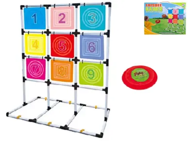 Mikro trading Frisbee terč - 160 cm - s létajícím talířem - 8 ks