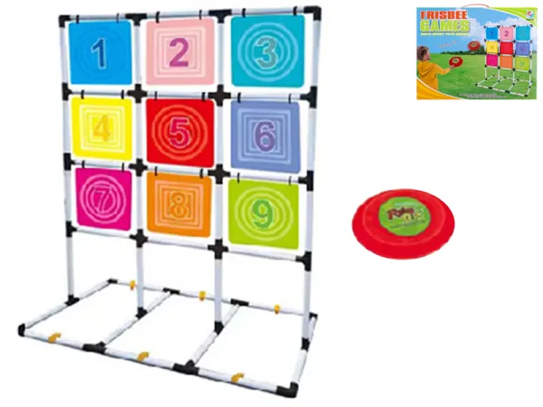 Mikro trading Frisbee terč - 160 cm - s létajícím talířem - 8 ks