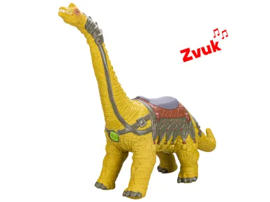 Mikro trading Brontosaurus stojící se zvukem - 95 cm