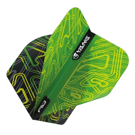 Red Dragon Letky Yin Yang - Yellow & Green RF6973