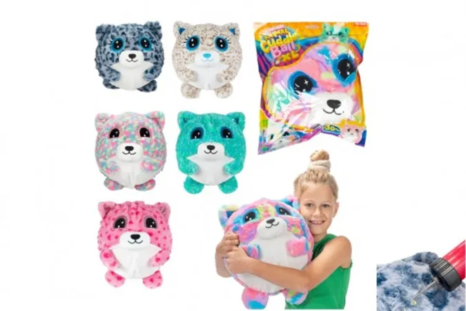 Teddies Míček zvířátko - nafukovací plyš - 30 cm - mix druhů