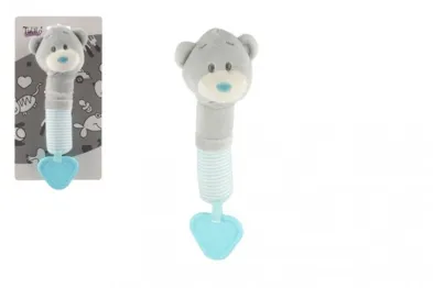 Teddies Pískátko / kousátko medvěd plyš - 22 cm