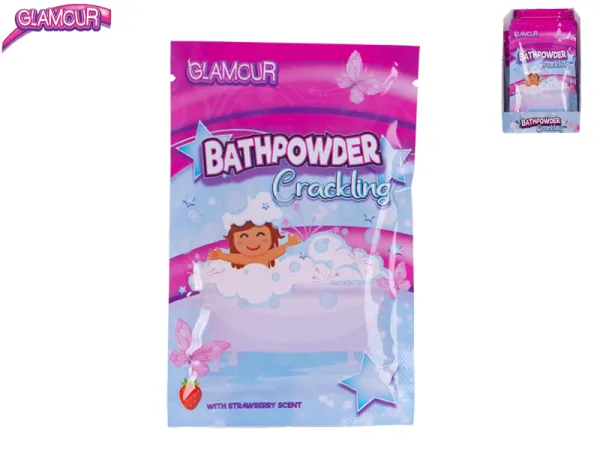 Mikro trading Glamour - Sůl do koupele s vůní jahod - 30 g