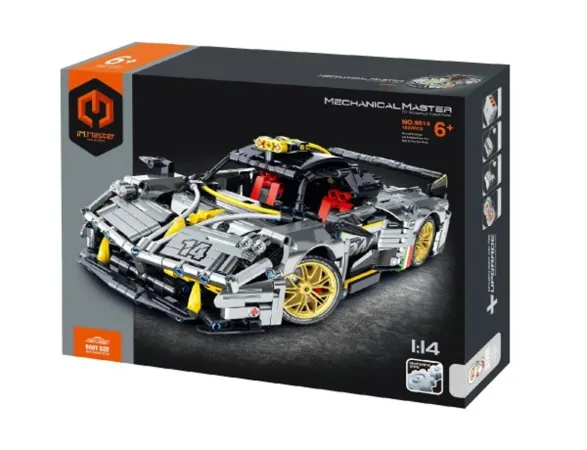 iM.Master Stavebnice Mechanical Master - Auto s mechanickým pohonem - 1237 dílků