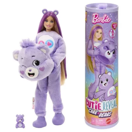Mattel BARBIE CUTIE REVEAL - BARBIE A STAROSTLIVÍ MEDVÍDCI - fialová