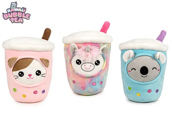 Mikro trading Kawaii Bubble Tea - Zvířátko - 20 cm - 3 druhy