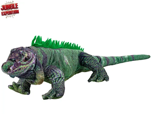 Mikro trading Jungle Expedition - Leguán plyšový - 56 cm