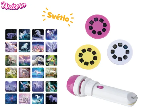 Mikro trading Unicorn - Projektorová svítilna - 11,5cm - 24 obrázků