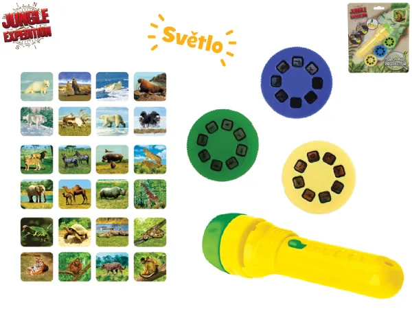 Mikro trading Jungle Expedition - Projektorová svítilna - 11,5 cm - 24 obrázků