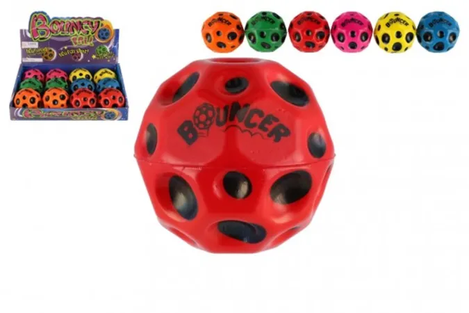 Teddies Míček extrémně skákací - METEORIT - 6 cm - pěnový