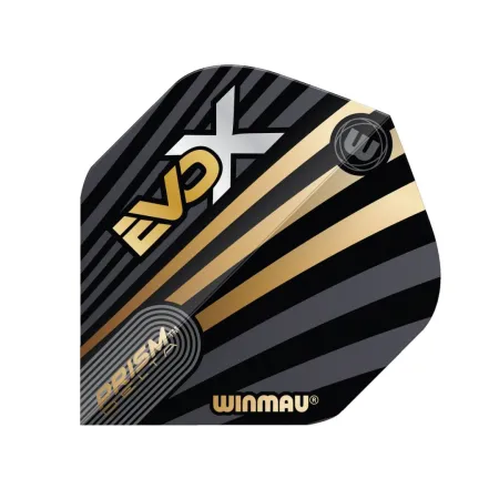 Winmau Letky Prism Delta - Michael van Gerwen - Evo X - Gold & Black W6915.298