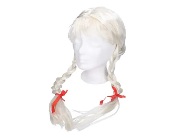 Wiky Paruka - Blondýna s copánky