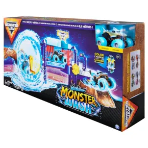 Spin Master MONSTER JAM - Hrací set MEGALODON MONSTER WASH - 1:64