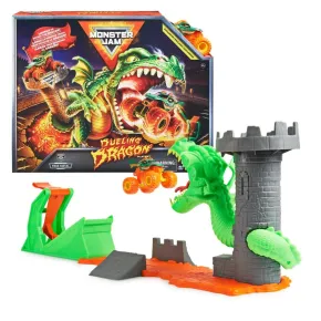 Spin Master MONSTER JAM - Hrací set DUELING DRAGON - 1:64