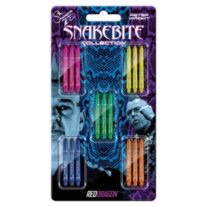 Red Dragon Sada násadek Peter Wright Snakebite - Signature - Collection Card