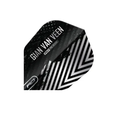 Red Dragon Letky Gian van Veen - No.6 - Black & Silver RF8169