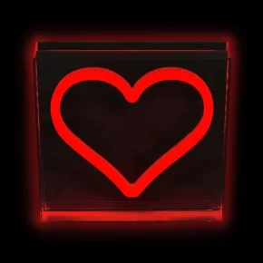 2Kids Toys LED NEON LIGHT - lampička Srdce - červená